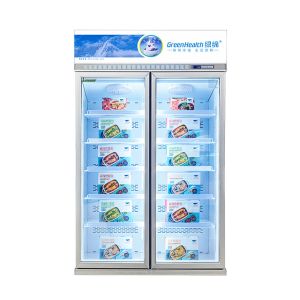 Buy cheap Commercial Upright Glass Door Freezer With Swing Door And Auto Defrost product