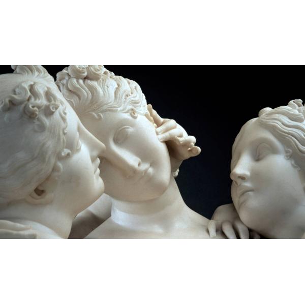 Art Stone carving three grace lady marble statues for museum,stone carving supplier