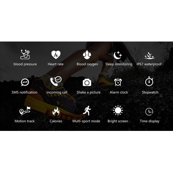 Black Wallpaper Smartwatch For Women Real Time Weather Forecast / Heart Rate Monitor