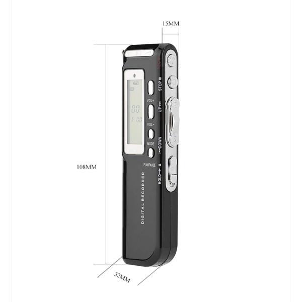 Smartphone Voice Recorder With USB Interface Metal Music Smart Features Wav Mp3 Telephone Call Recording iPhone Voice Activated