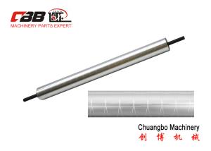 China Hollow 100mm Cross Line Grooved Anodized Guide Roller on sale