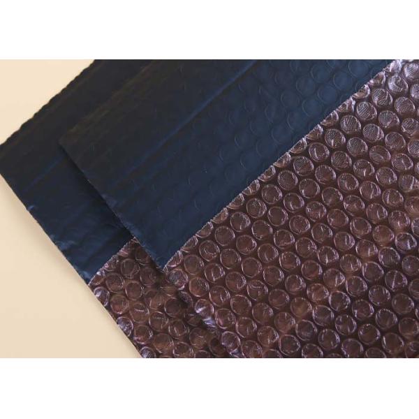 Shock Cushioning Protections Black Bubble Mailers For Packing Electronic Component