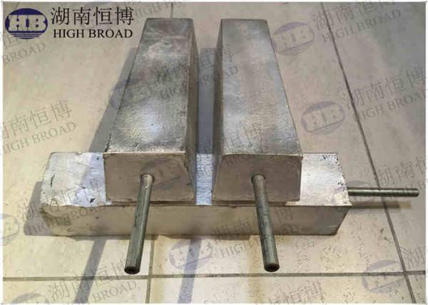Quality Aluminum cathodic protection anodes for sea platforms, ship hulls, storage tanks inside, underwater pipes, piers for sale