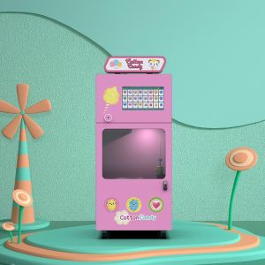 Buy cheap Coin Bill Automatic Cotton Candy Vending Machine product