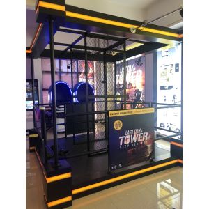 Black Interactive Virtual Reality , Gun Virtual Reality Shooting Simulator