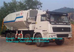 Buy cheap HOWO Truck Chassis ANFO Mixer Equipment , Mobile Mixing Unit 8X4 Driving Type product