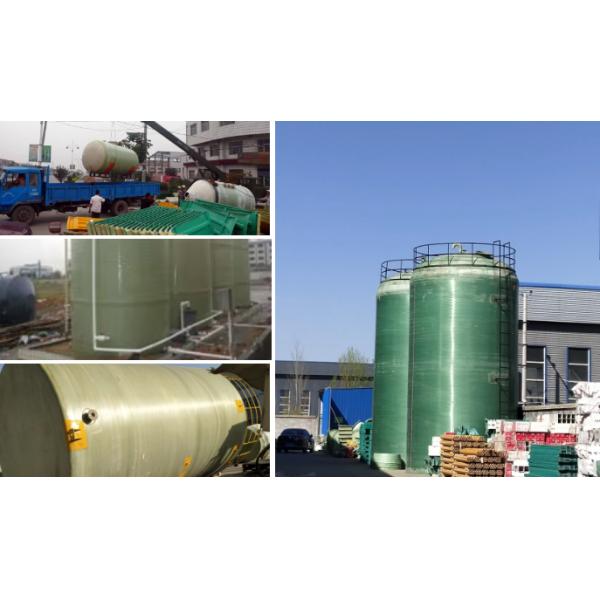 Customized High Strength Light Weight FRP Storage Tank Alkali Acid Storage Tank