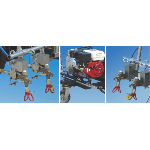 Engine Multifunction Thermoplastic Road Line Painter Marking Machine With 1