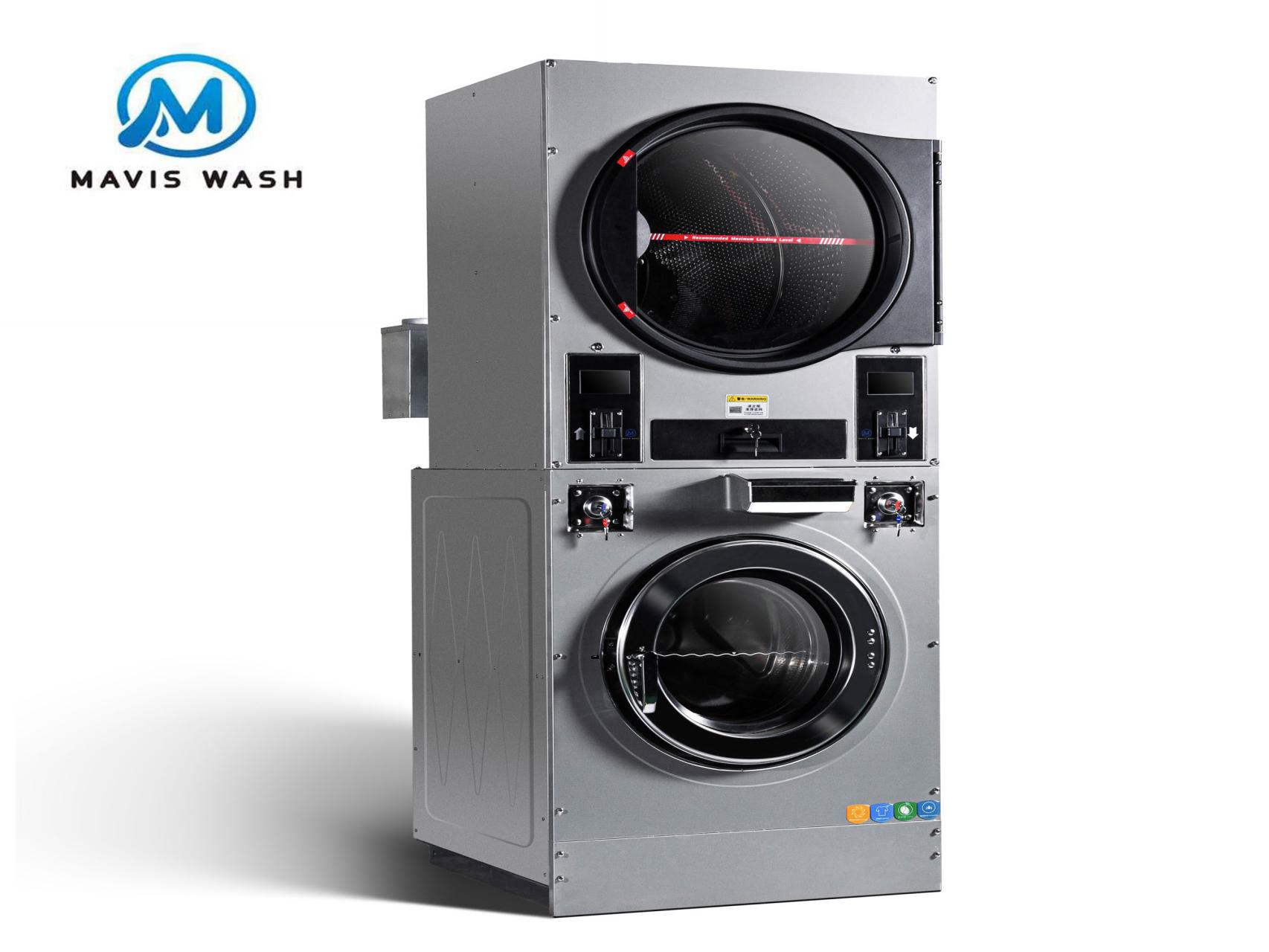 22kg Laundry Commercial and Industrial Clothes Tumble Dryer Manufacturer Used Coin Operated Dryer and Dryer Stack