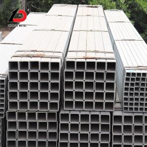 China Hollow Rectangular Gi Pipe Ms Welded Galvanized Steel Square Pipe on sale