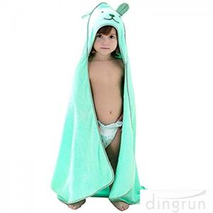 Buy cheap Soft Baby Hooded Towel Bear Ear , Personalized Hooded Bath Towels For Kids  product