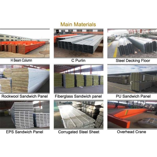 Customized Residential Metal Garage Buildings Steel Structure For Industrial