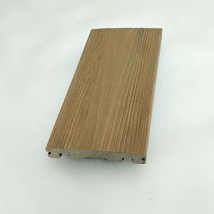 China Anti Slip WPC Decking Board Waterproof Grooved Bamboo Plastic Composite Decking on sale