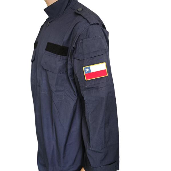 Tear Resistant Dark Blue Military Army Uniform With Secure Pockets Waterproof