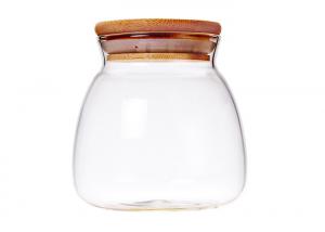 Buy cheap Tea Candy Wide Mouth Glass Jars , Airtight Glass Jars Wide Mouth product