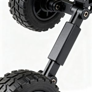 Obstacle Crossing Auxiliary Wheel Bracket High Strength CNC Machining China