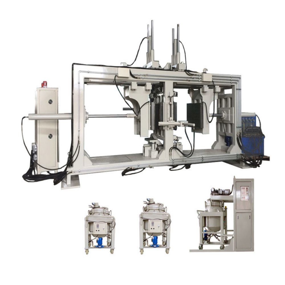 Thin Film-Degassing Vacuum Mixing and Injection Device