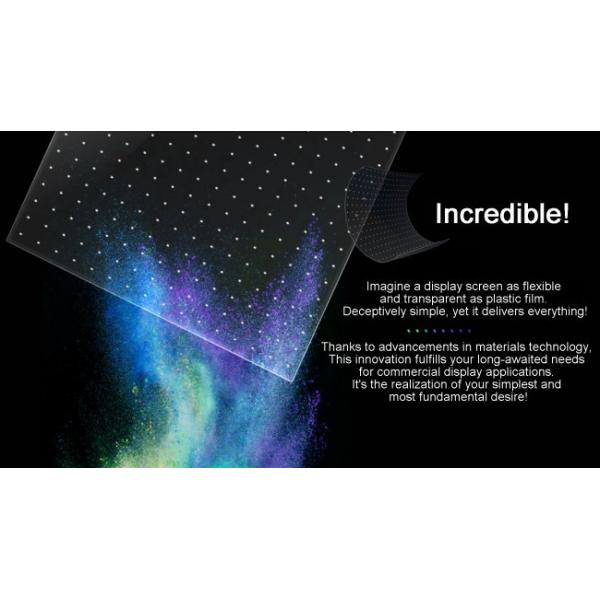 High Brightness Indoor Outdoor SMD P3.9-7.8 Full Color Video Wall Glass LED Mesh Transparent LED Display Screen