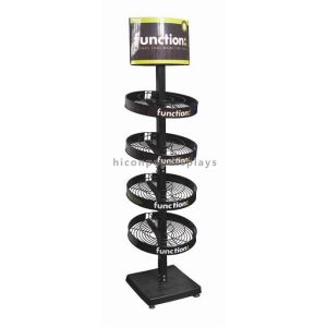 2-way Custom Wine Display Stand Merchandising Store Fixtures