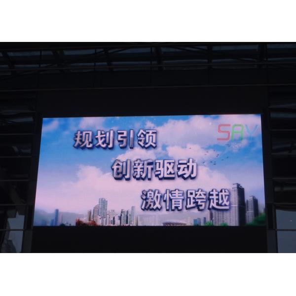 High Definition Outside LED Video Screen With 6500cd / sqm Brightness