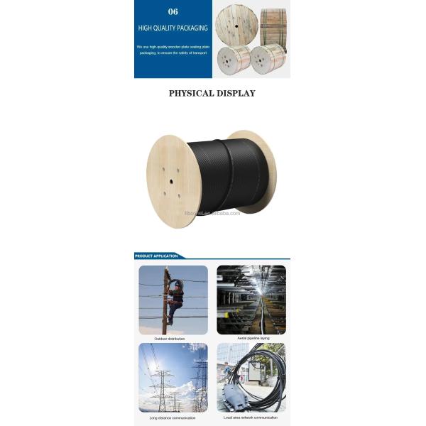 Indoor FTTH Waterproof Single Core Fiber Optic Cable GJFJV/H with and Flame Retardant
