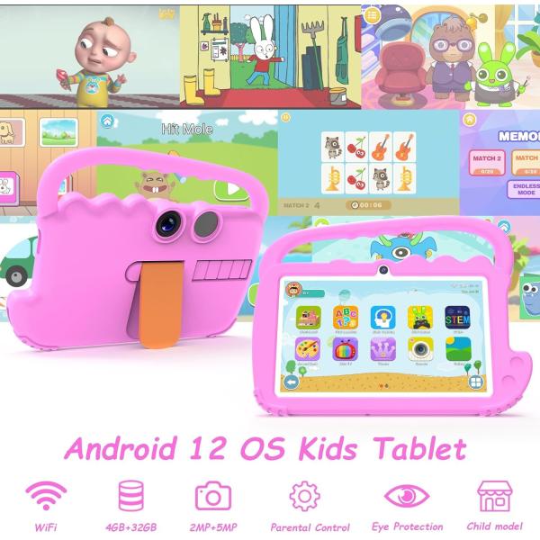 4GB 32GB Android Tablet PC Dual Camera Android Tablet Parental Control For Educational