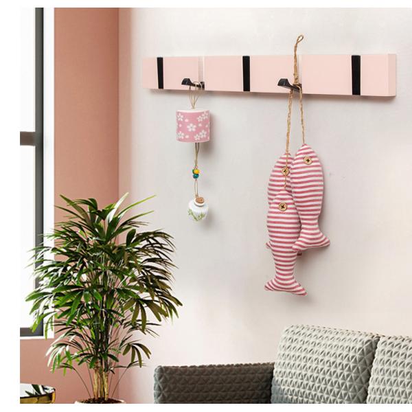 Wall Mounted Coat Rack Bamboo Wall Coat Rack Hooks Coat Hat Hanger Hooks Over Door Bathroom Hook Hanger