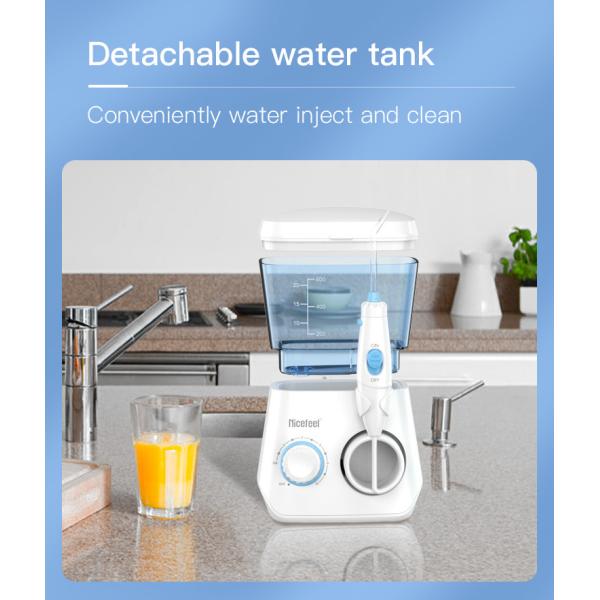 OEM / ODM 600ml Countertop Oral Irrigator Teeth Whitening Cleaning