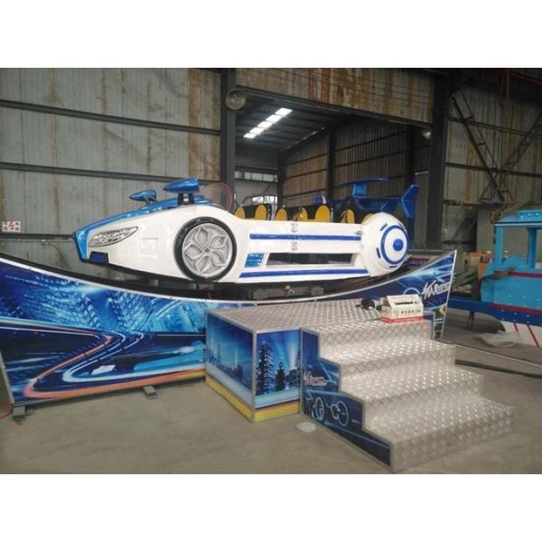 Sliding Model Pirate Ship Amusement Ride BV Certification With Landing Platform