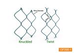 Angle Iron Post Zinc Coating 6Ft Diamond Chain Link Fence