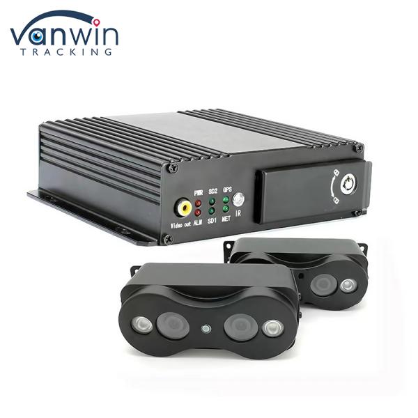 2 Door Bus Passenger Counting System 4G GPS Binocular Passengers Flowing Counting People Counter