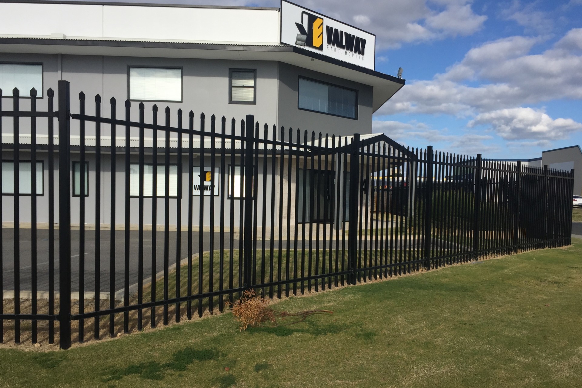 2019 galvanized Iron Wrought Steel Fence 2.1x2.4m High Quality