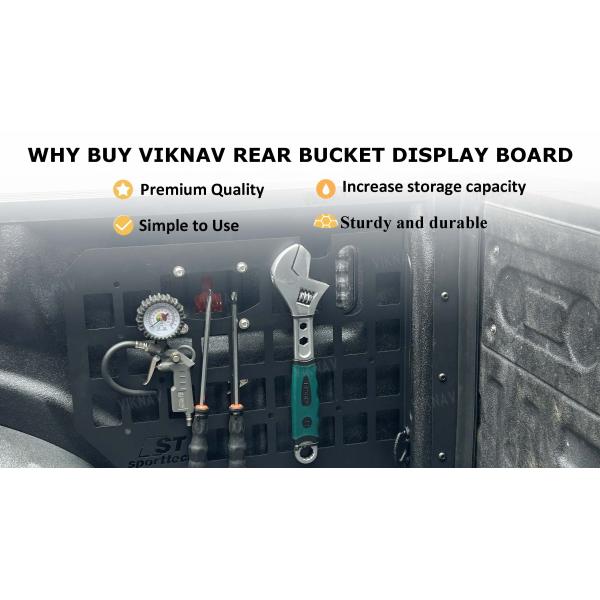 Viknav Suitable for Ford Raptor F150 modified trunk pickup truck compartment side miscellaneous tool