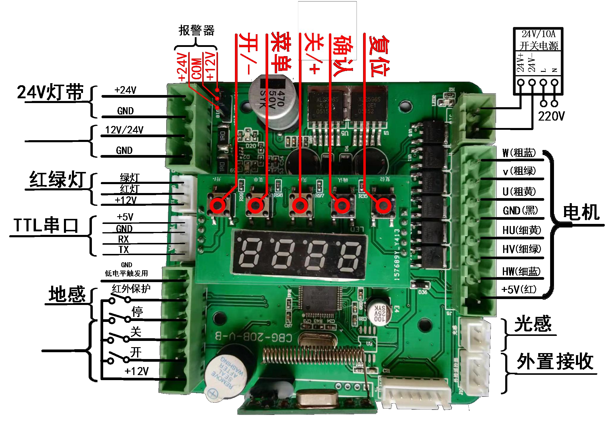 Buy cheap Boom Barrier Control Booard For Electronic Car Parking Barrier product