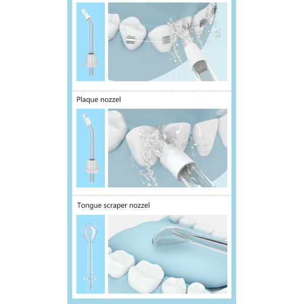 Hanasco Portable Oral Water Flosser Suitable For Travel 240 / 300ML BLACK / WHITE
