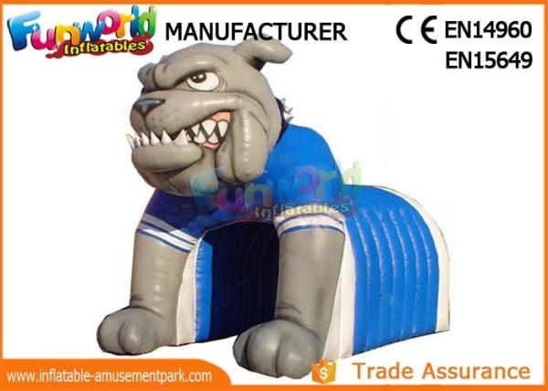 Customized Amusement Park Inflatable Party Tent , Large Inflatable Bulldog