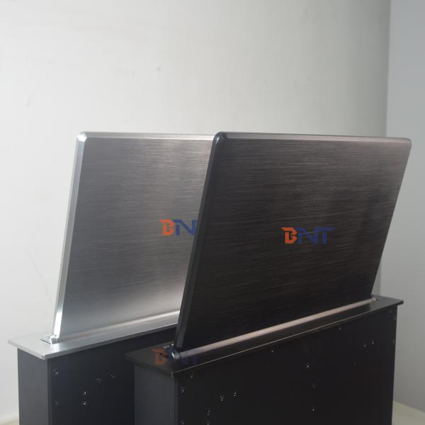 15.6 inch FHD screen computer desk lcd monitor lift with backside mini name screen