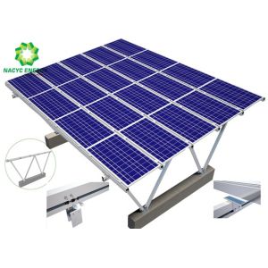 Patented Waterproof Carport System Solar Panel Brackets Aluminum Customized