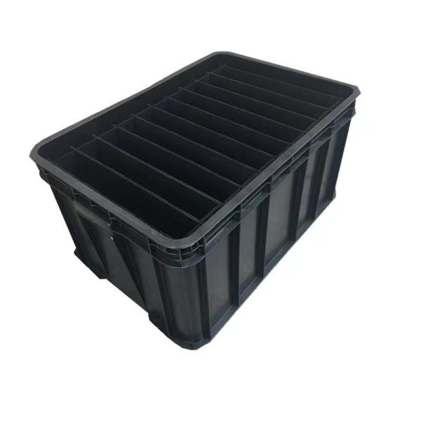 SMT Rack Black PCB Storage ESD Safe Plastic Boxes Bins Glossy Lamination