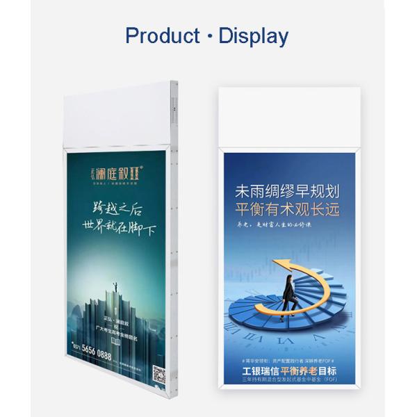 2025 New Technology Transparent Lcd Screen Window Displays With Hanging Double Sided OEM ultra Thin Led Advertising Display