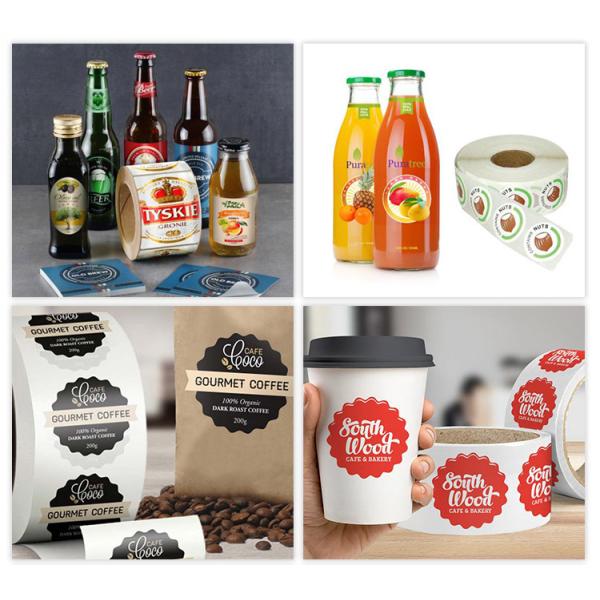 Mirror Effect Printable Self Adhesive Labels Waterproof Customized pattern