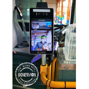 EU Health Code Scanner Wall Mountable Face Recognition Thermometer Body