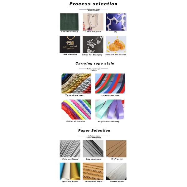 Plain Brown White Kraft Paper Bag With Twisted Handle Customized Paper Shopping Bags