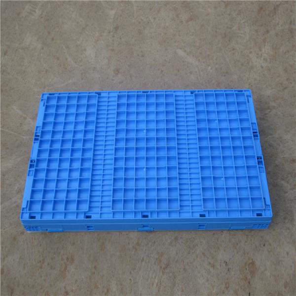Folded Plastic Collapsible Containers Supply Chain Boxes Color Customized