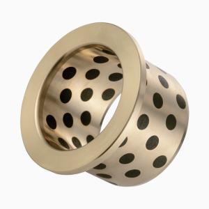 China Self-Lubricating Oilless Flanged Graphite Bronze Sleeve Bushing on sale