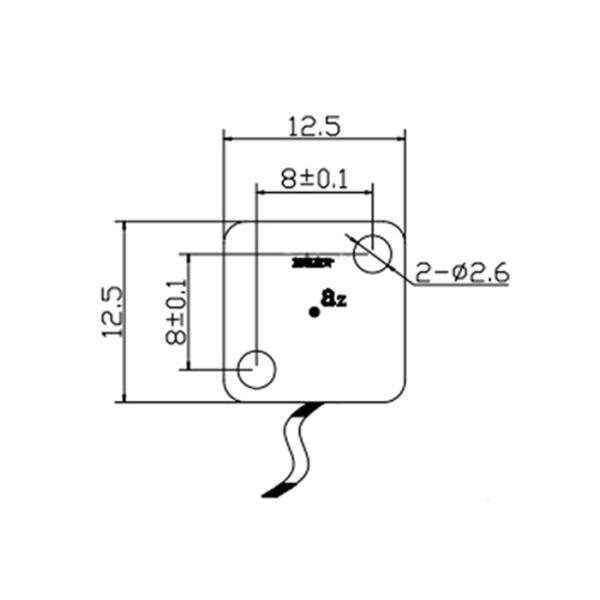 Automobi Uniaxial Accelerometer Sensor Module High G Value / Bandwidth