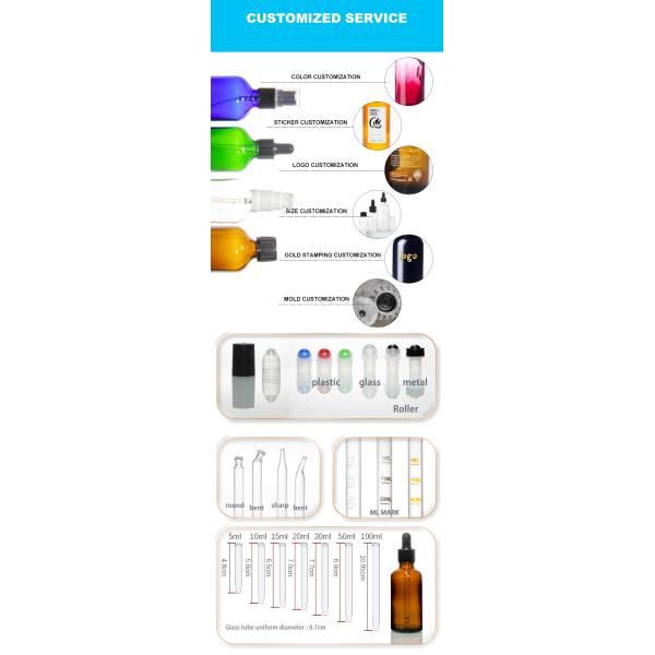 Custom Label Tincture 5ml Amber Glass Dropper Bottles Bulk With Plastic Dropper Cap