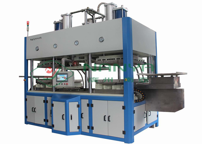 Fully Automatic Tableware Making Machine , Paper Pulp Molding Equipment 3000Pcs