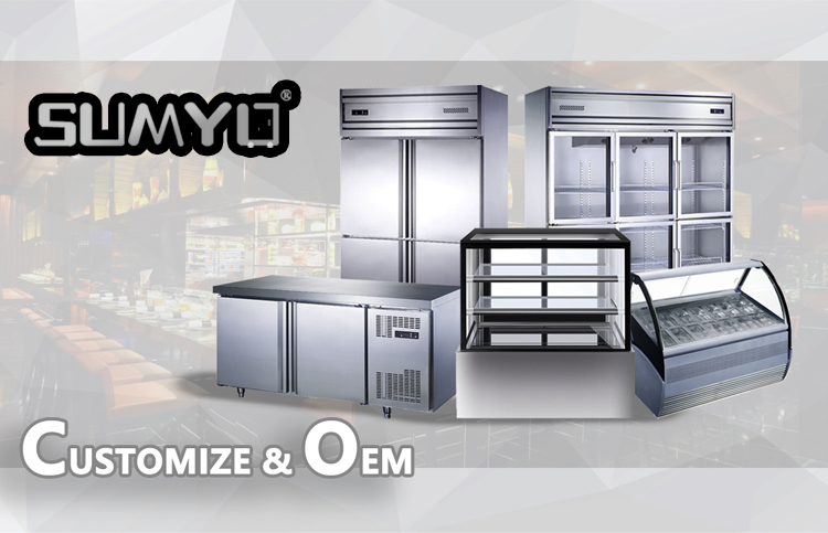Commercial Cake Display Freezer Automatic Defrost Chiller