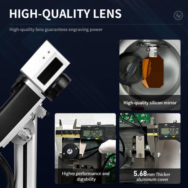 20W 30W 50W Fiber Laser Marking Machine for Metal Paint Plastic Pen Gold Silver JewelryHandling Weight kg 35 KG